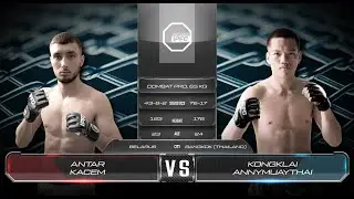 IPFC 6  Антар Касем vs Конгклай Аннимуайтай (полный бой)
