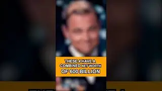 These 4 people are worth $600 BILLION 😱 #rich #billionaire #money #wealth
