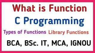 what is functions in C Programming || functions types with examples