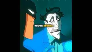You're Despicable ( Batman vs. Joker ) Batman Edit #edit #batman #shorts