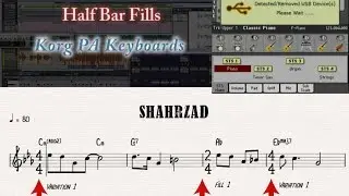 Korg Arranger Keyboards-Creating Half Bar Fills in an External Sequencer