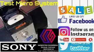 Test  Micro Component System Sony For Sale