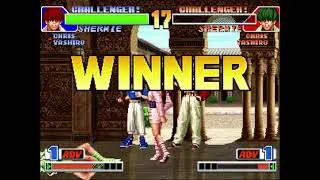 King of Fighters '98 - Shermie (Intros & Win Poses)