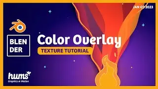 Blender Tutorial | Texture Tutorial | Color Overlay