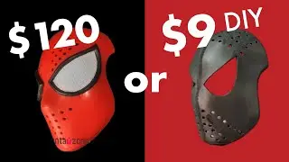 Spiderman Faceshell Cheap and Easy using EVA Foam