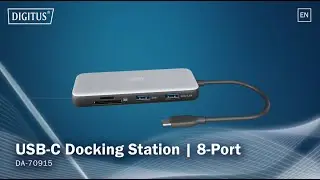 USB-C Docking Station 8-Port DA-70915