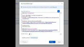 102 - Using PAD and PowerShell to execute VBA