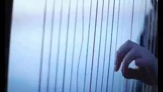 Стоячая волна на струне арфы