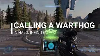Calling A Warthog in Halo: Infinite Be Like...