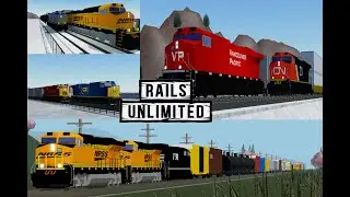 ROBLOX: Rails unlimited new Admin train, new trains and Updates