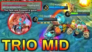 How to TRIO MID Guide Tutorial on Mobile Legends Bang Bang?