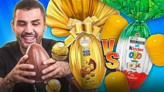 KINDER OVO vs FERRERO ROCHER! WHICH IS THE BEST EASTER EGG?