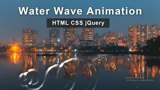 Water Wave Animation Effect Using jQuery | Liquid Animation Effect With Ripples JS