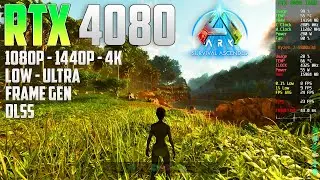 RTX 4080 ARK Survival Ascended | 4K - 1440p - 1080p | Epic & Low | DLSS & FG