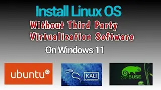 How to install linux os on windows 11 | Install linux OS with the help of WSL