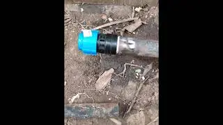 Замена трубы на дачном участке