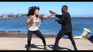 GIRL VS GUY FIGHT SCENE wwe