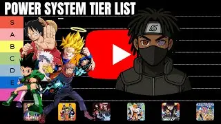 Anime Power System TIER LIST! (RAW UNCUT)