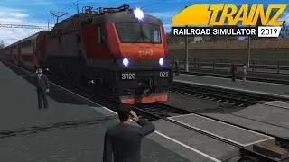 Отправление ЭП20 с поездом №740 Брянск — Москва | Trainz 2019