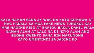 LIHIM  NA TINATAGO NI CBARIOU💅🌈 KAYA PALA TEAM PANATAG ANG MGA  TEAM REAL JADINE FANS 