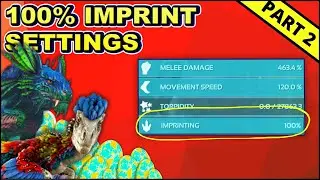 Ark Survival Evolved Breeding Settings You Need for Imprinting Medium and LARGE Dinos | PART 2