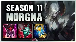 SEASON 11 MORGANA SUPPORT GUIDE AND GAMEPLAY | BUILD+RUNES