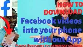 How to download Facebook videos in to your phone gallery in 5 minutes without App