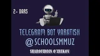 Telegramda bot yaratish #1