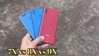 HONOR 7X vs 8X vs 9X Comparison!!