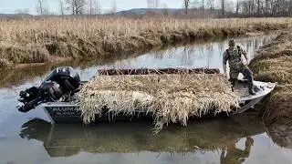 Inside My Custom Duck Boat Blind — Boat & Motor Setup
