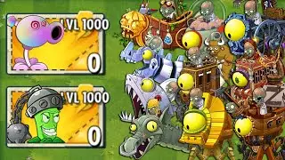 PvZ 2 All Random Premium Plants LEVEL 1000 in Plants vs Zombies 2