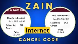 zain internet deactivate code || Zain daily Unlimited internet deactivate code