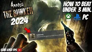 How to Beat Amnesia: The Bunker UNDER 3 Minutes on Any Difficult | [Glitch/Bug] Updated 2024