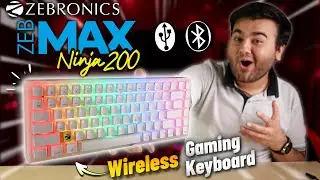 *TAGDA Wireless Mechanical Gaming Keyboard* - Zebronics ZEB-MAX Ninja 200 🔥