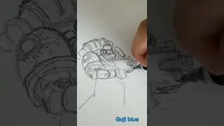 Drawing space marines until space marine 2 comes out pt 30