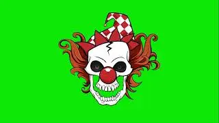 Creepy Clown Green Screen