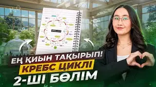 ҰБТ2024 ең қиын тақырып! Кребс циклі | 2-ші бөлім