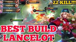 BEST BUILD LANCELOT 2021 - build lancelot tersakit 2021 - mobile legends