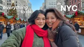 the perfect NYC Christmas weekend! markets, food, + activities 🎄
