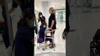 Julia, who has a T6-T7 complete SCI, taking steps after no leg movement for nearly a year 🥹
