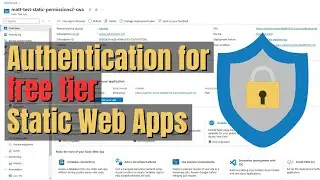 How to Add Authentication to Free Tier Static Web Apps in Azure 🔒