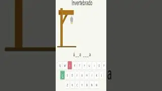 JOGO DA FORCA  -  ANIMAL INVERTEBRADO #shorts