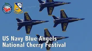 USN Blue Angels Demo Flight on Sunday - 2018 Cherry Festival in Traverse City