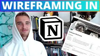 Building a wireframe in Notion for our new software!