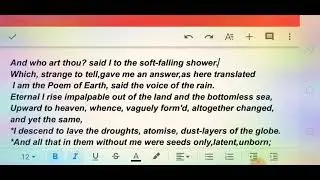 The Voice Of Rain by Walt Whitman ... CLGAUTAM