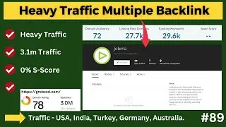 Heavy Traffic Profile Submission Backlink Site | Create Multiple Backlinks on That Website | 2024