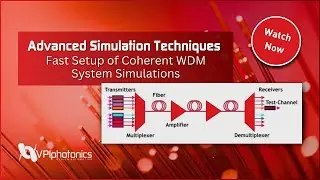 Fast Setup of Coherent WDM System Simulations – Advanced Simulation Techniques
