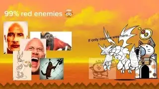 An early game player TRIED beating Crazed Axe stage (battle cats)