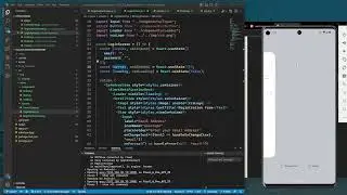 16. React Native Registration & Login Form - Login Screen
