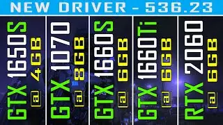 GTX 1650S vs GTX 1070 vs GTX 1660S vs GTX 1660Ti vs RTX 2060 || NEW DRIVER || PC GAMES TEST ||